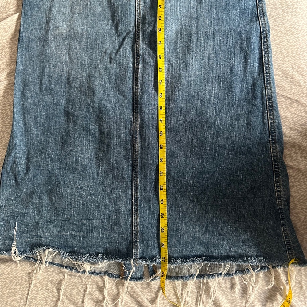Zara Women's Blue Denim Maxi Skirt - Picture 7 of 7